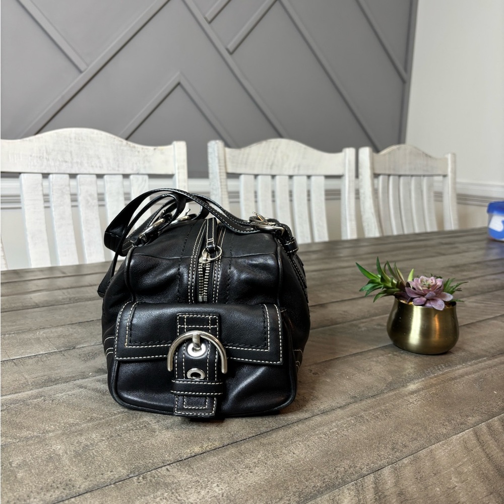 Coach Legacy Leather Slim Tote Black 10036 – Classic Design - Picture 6 of 8